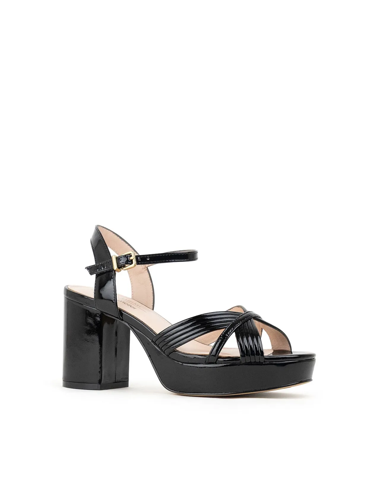 RAYNE80 STRAPPY CROSSOVER PLATFORM SANDAL