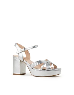 RAYNE80 STRAPPY CROSSOVER PLATFORM SANDAL