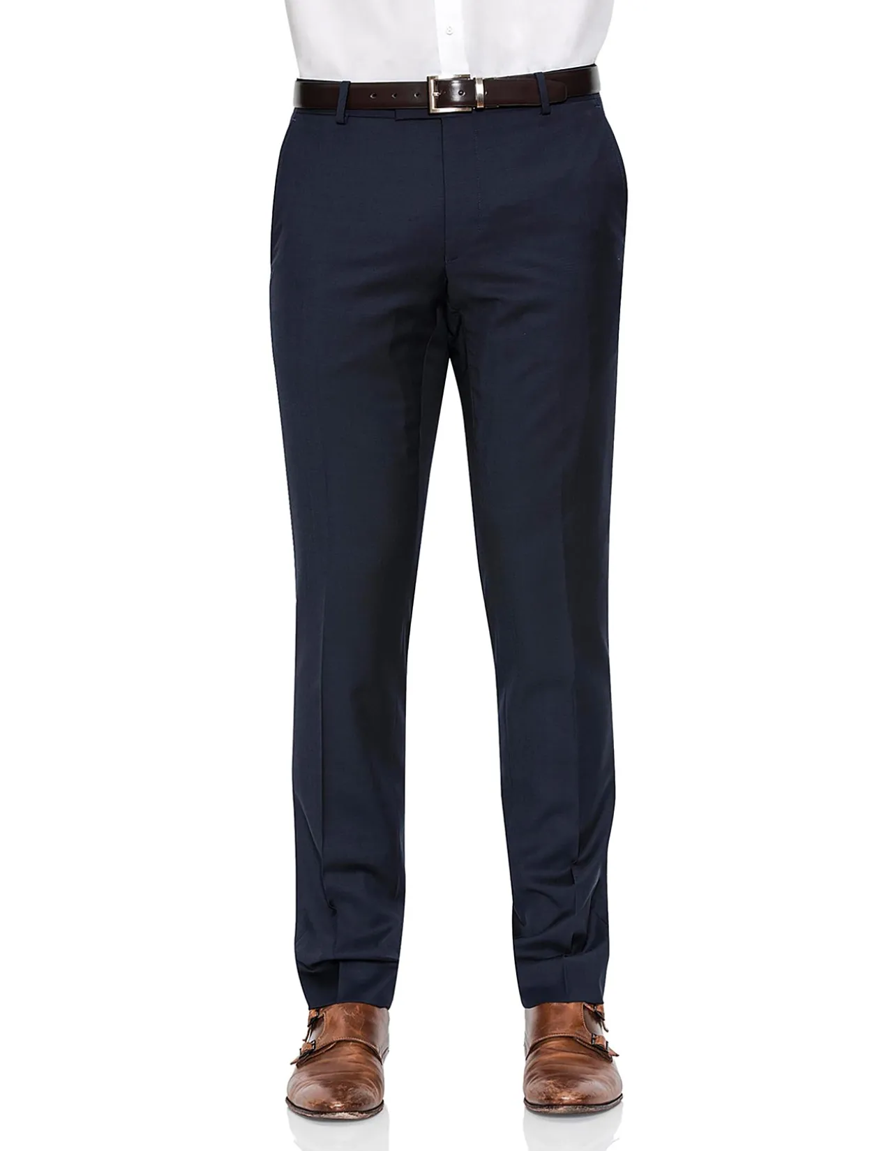 Razor Plain Twill Wool Trouser