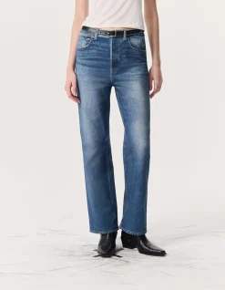 rb Miramar Shea High-Rise Ankle Relaxed Straight Jean