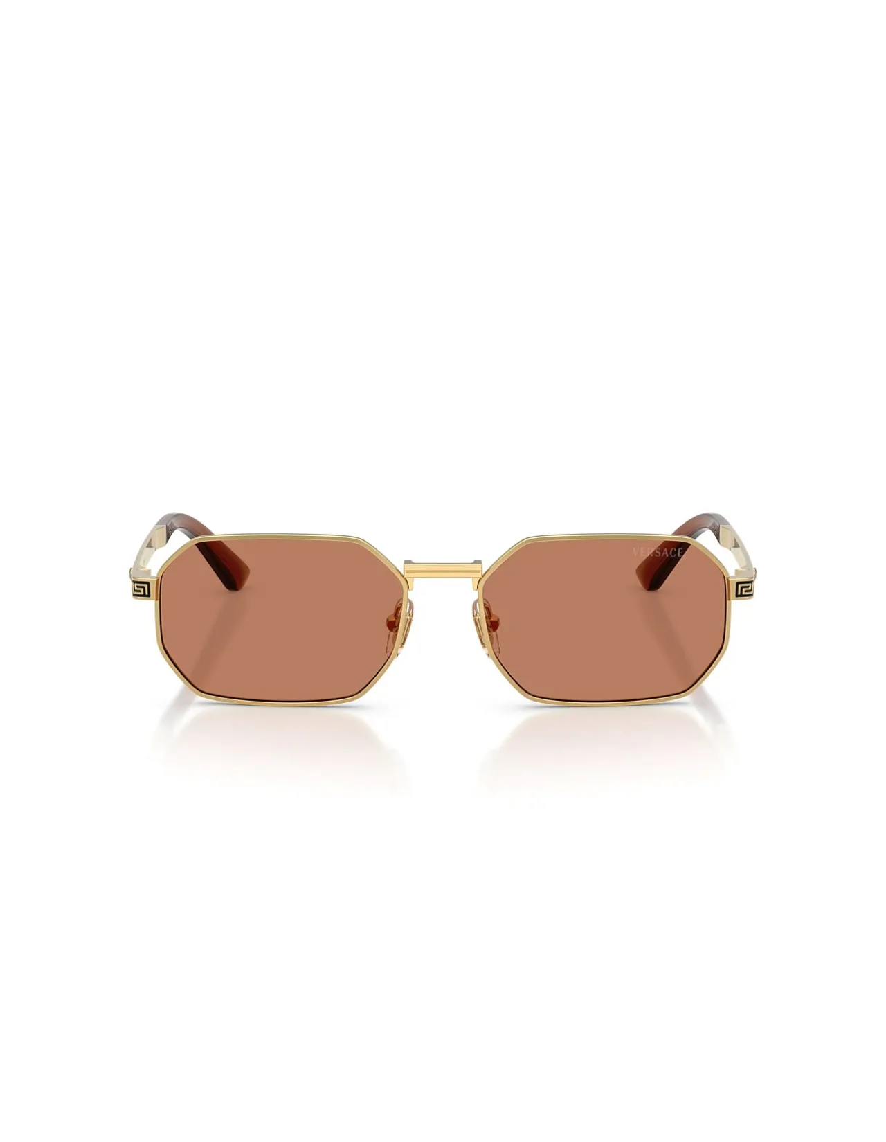 Rectangle GOLD BROWN Sunglasses