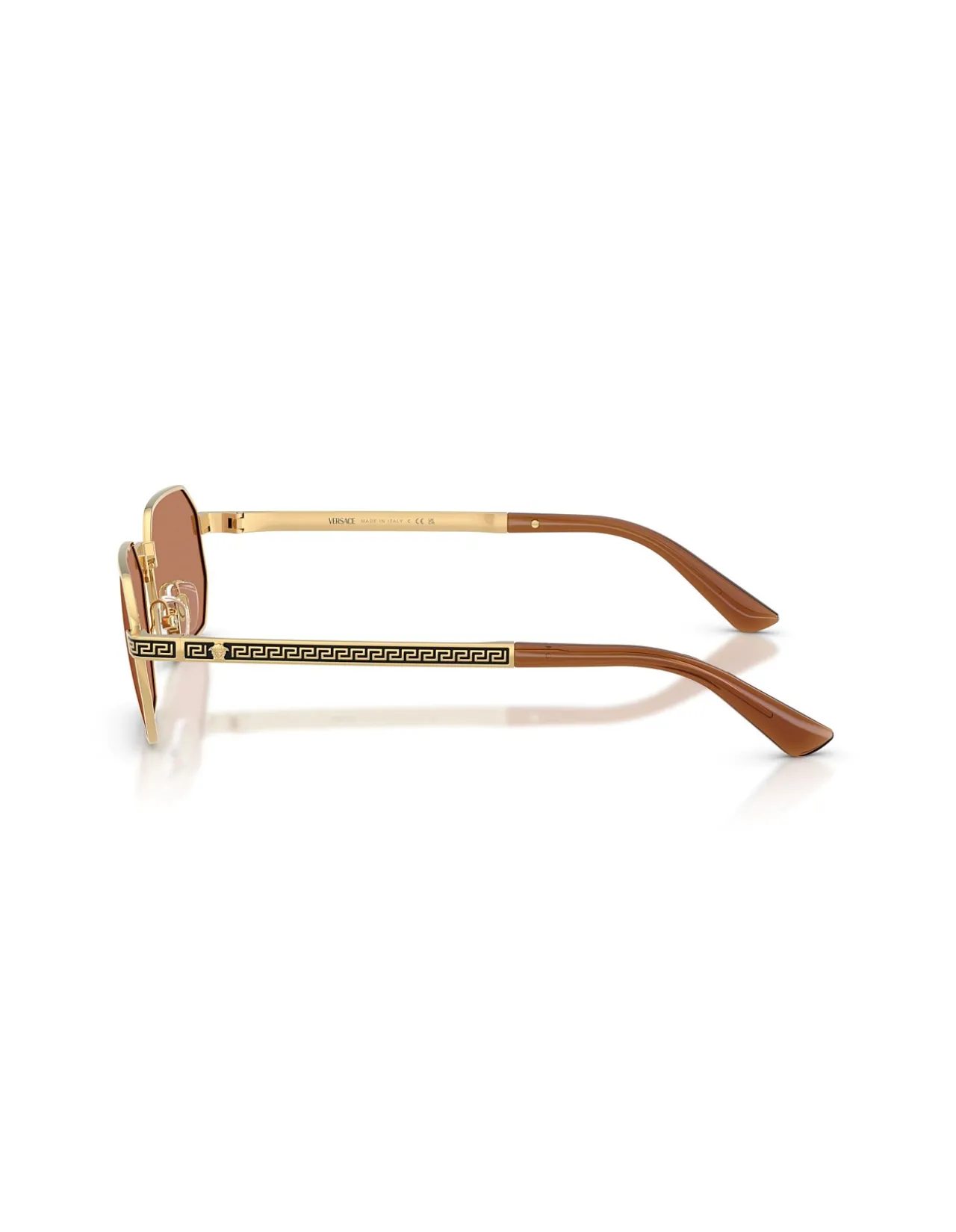 Rectangle GOLD BROWN Sunglasses