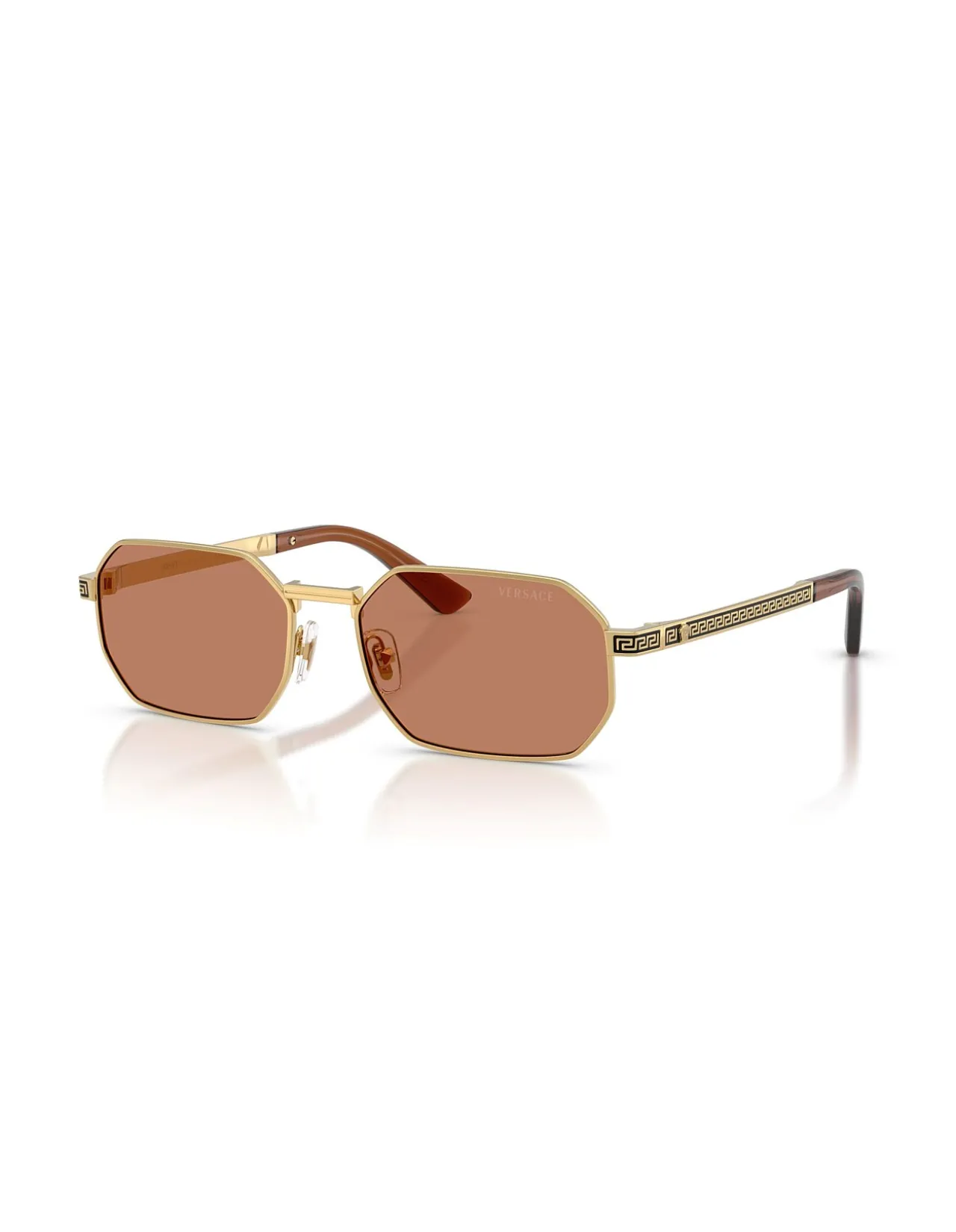 Rectangle GOLD BROWN Sunglasses