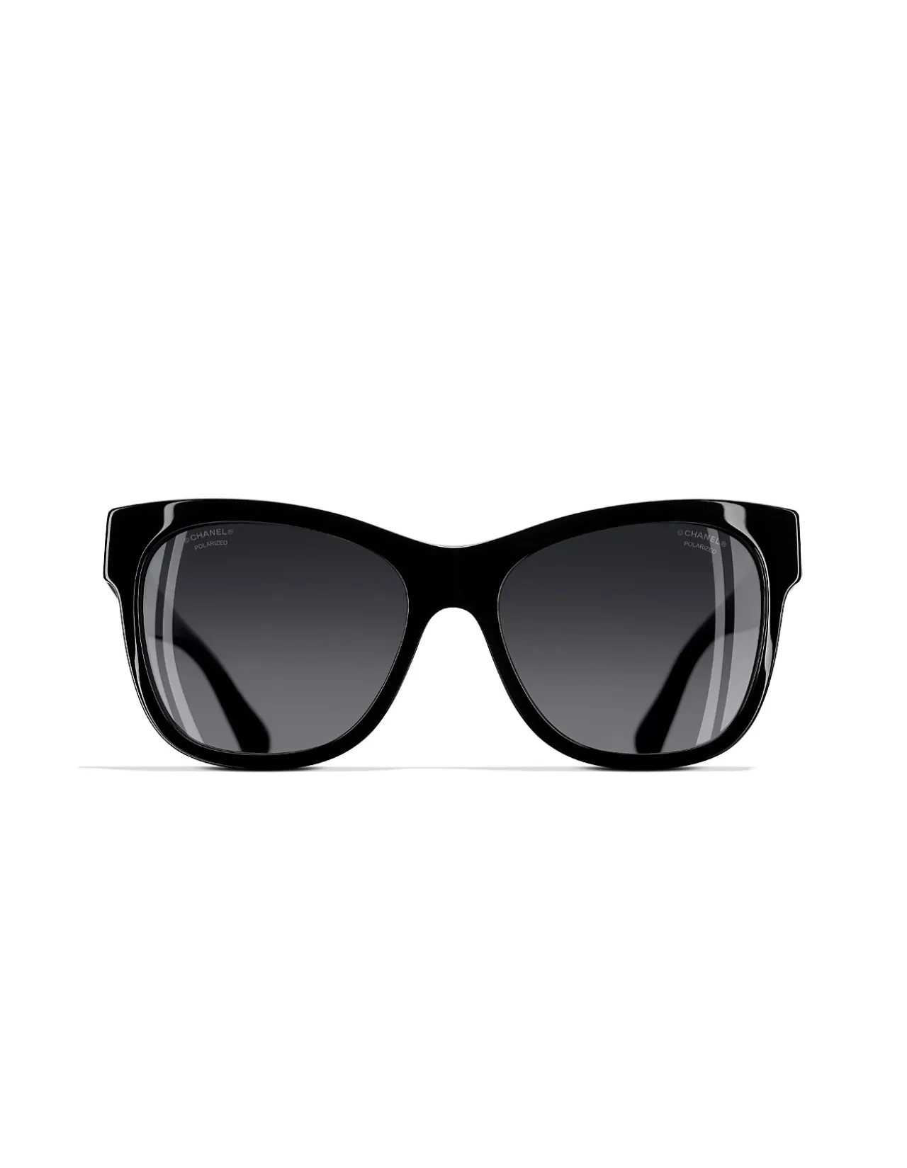 Rectangle Grey Gradient Polarised Lens Sunglasses