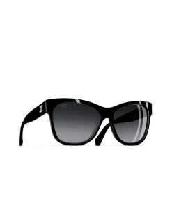 Rectangle Grey Gradient Polarised Lens Sunglasses