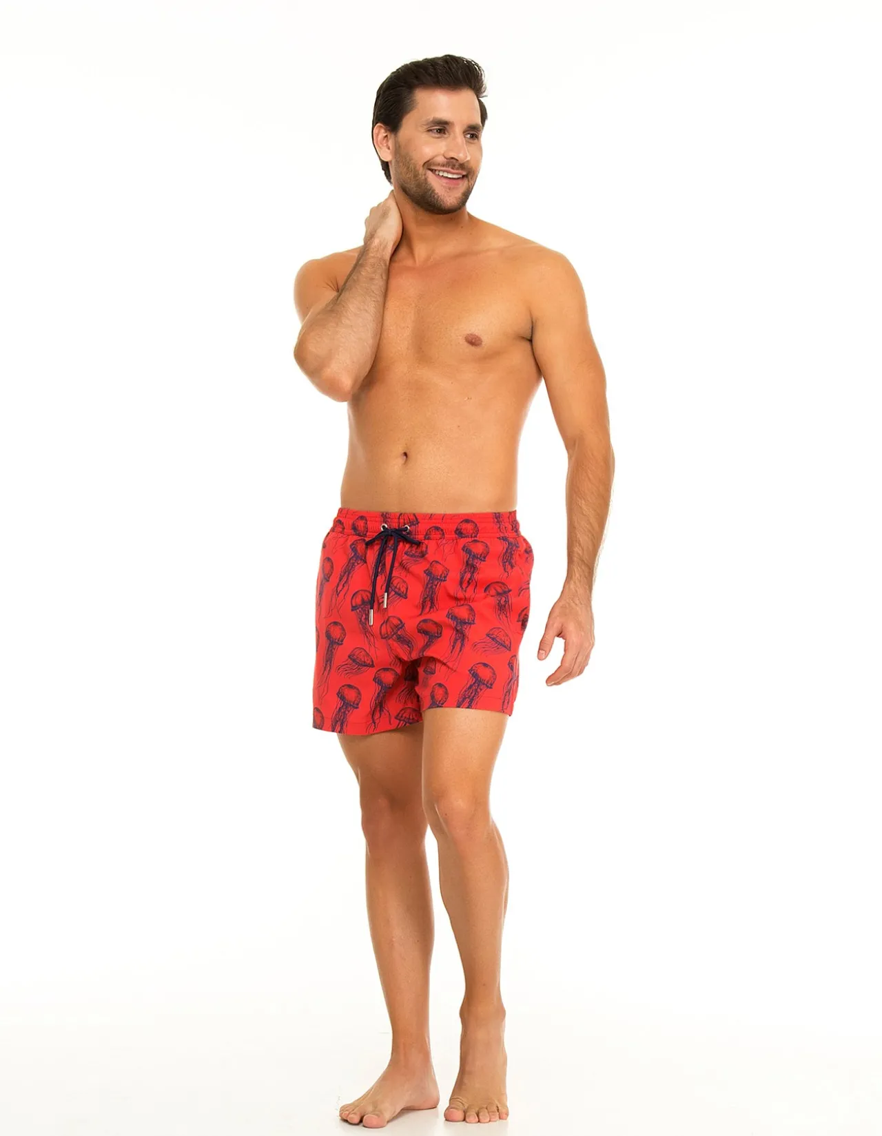 Red Jellyfish Men's Swim Shorts
