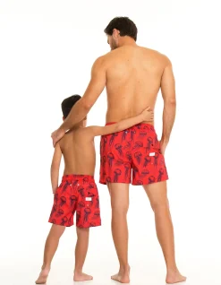 Red Jellyfish Men's Swim Shorts