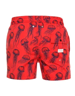 Red Jellyfish Men's Swim Shorts