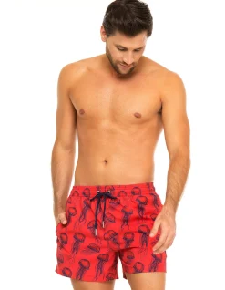 Red Jellyfish Men's Swim Shorts