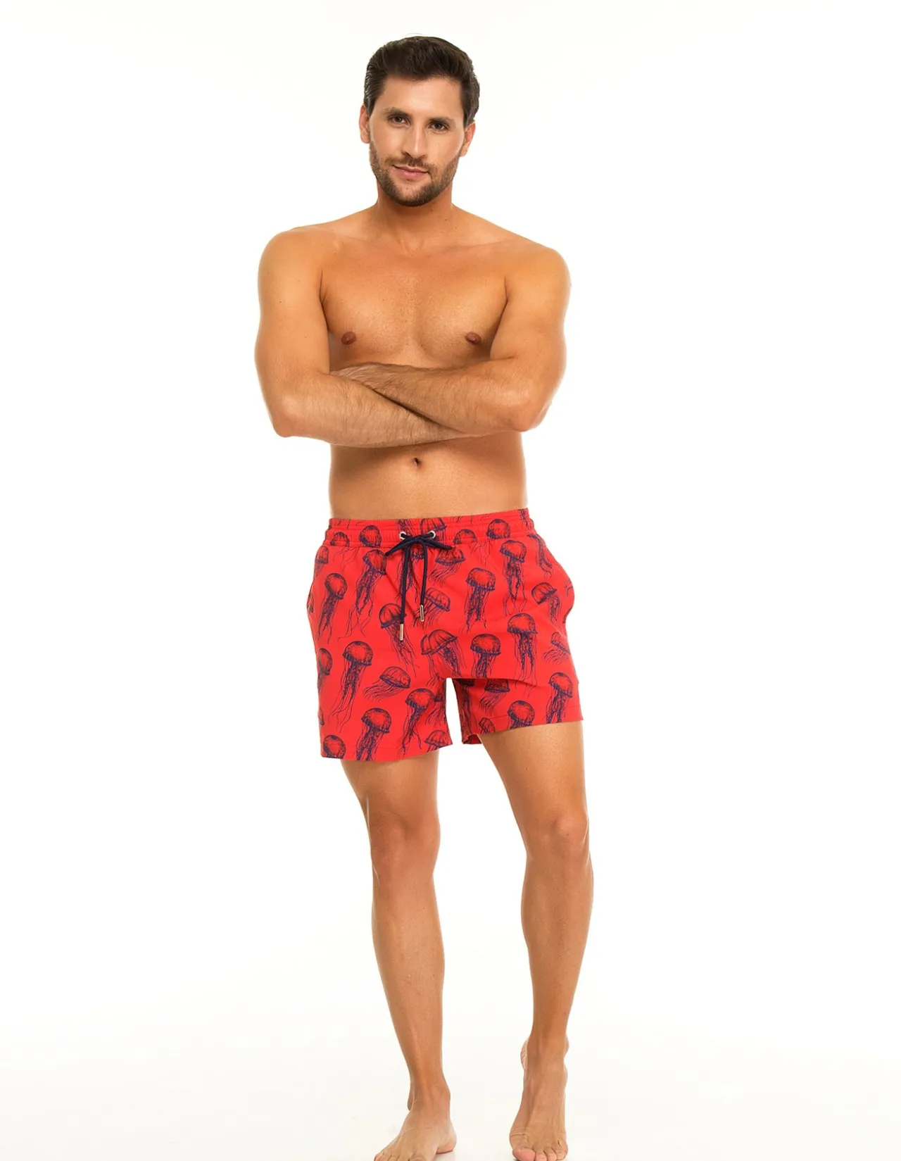 Red Jellyfish Men's Swim Shorts