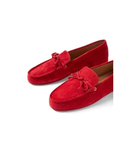 Reesus Suede Bow Detail Loafers