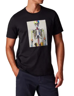 REG FIT T SHIRT SKELETON