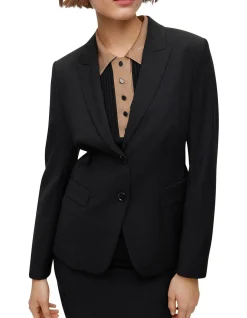 Regular-Fit Jacket in Virgin Wool