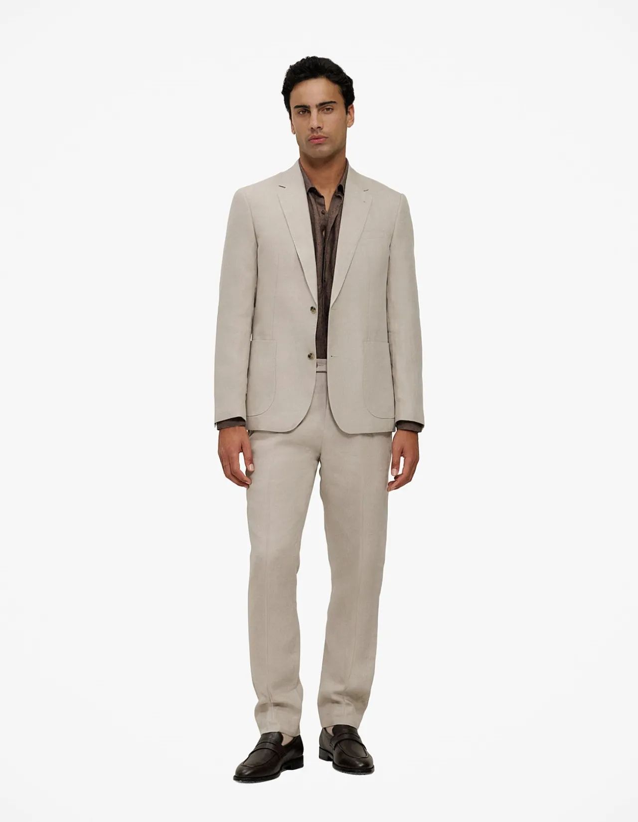 Regular Fit Belgian Linen Blazer