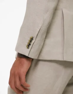 Regular Fit Belgian Linen Blazer