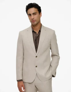 Regular Fit Belgian Linen Blazer