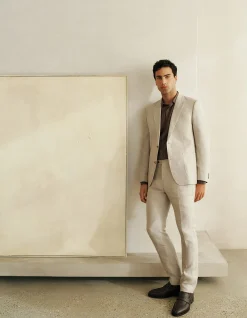 Regular Fit Belgian Linen Blazer