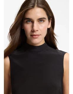 Regular-fit blouse in sandwashed silk