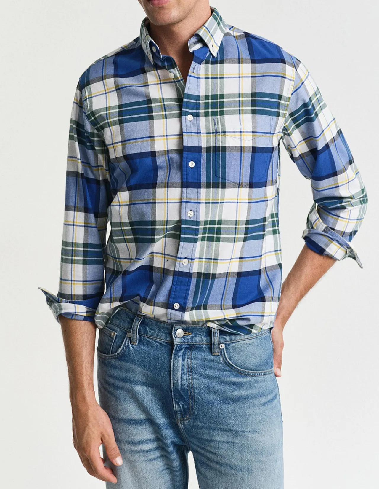 Regular Fit Checked Archive Oxford Shirt