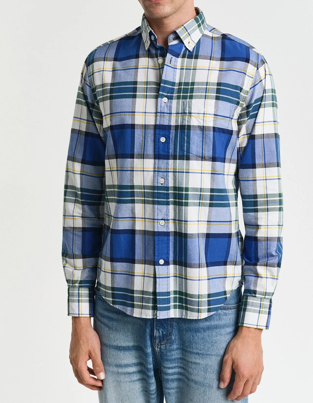 Regular Fit Checked Archive Oxford Shirt