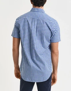 Regular Fit Classic Poplin Check Short Sleeve Shirt
