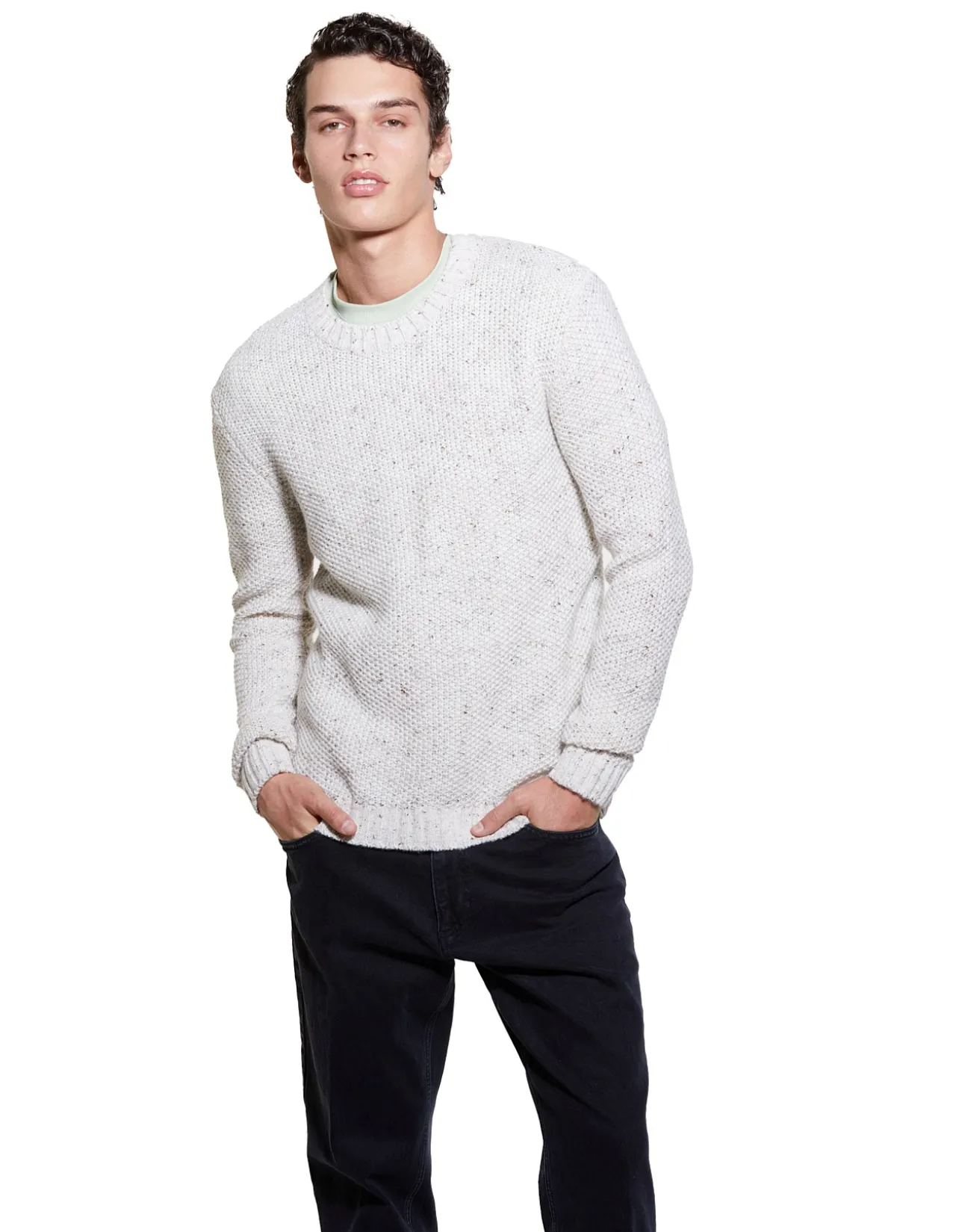 REGULAR FIT CREW NECK KNIT