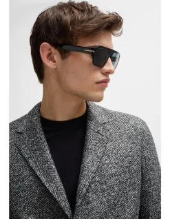 Regular-Fit Herringbone Wool Blend Jacket