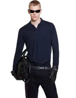 REGULAR FIT LONG SLEEVE POLO