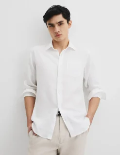 Regular Fit Organically Grown Linen Shirt
