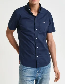 Regular Fit Poplin Short Sleeve Shirt