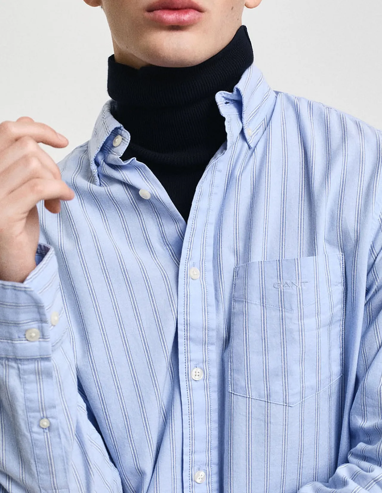 Regular Fit Striped Archive Oxford Shirt