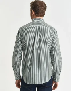 Regular Fit Striped Poplin Shirt