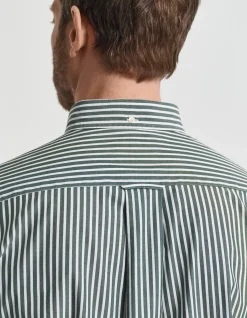 Regular Fit Striped Poplin Shirt
