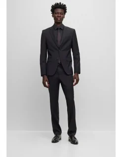 Regular-Fit Trousers in Virgin-Wool Serge