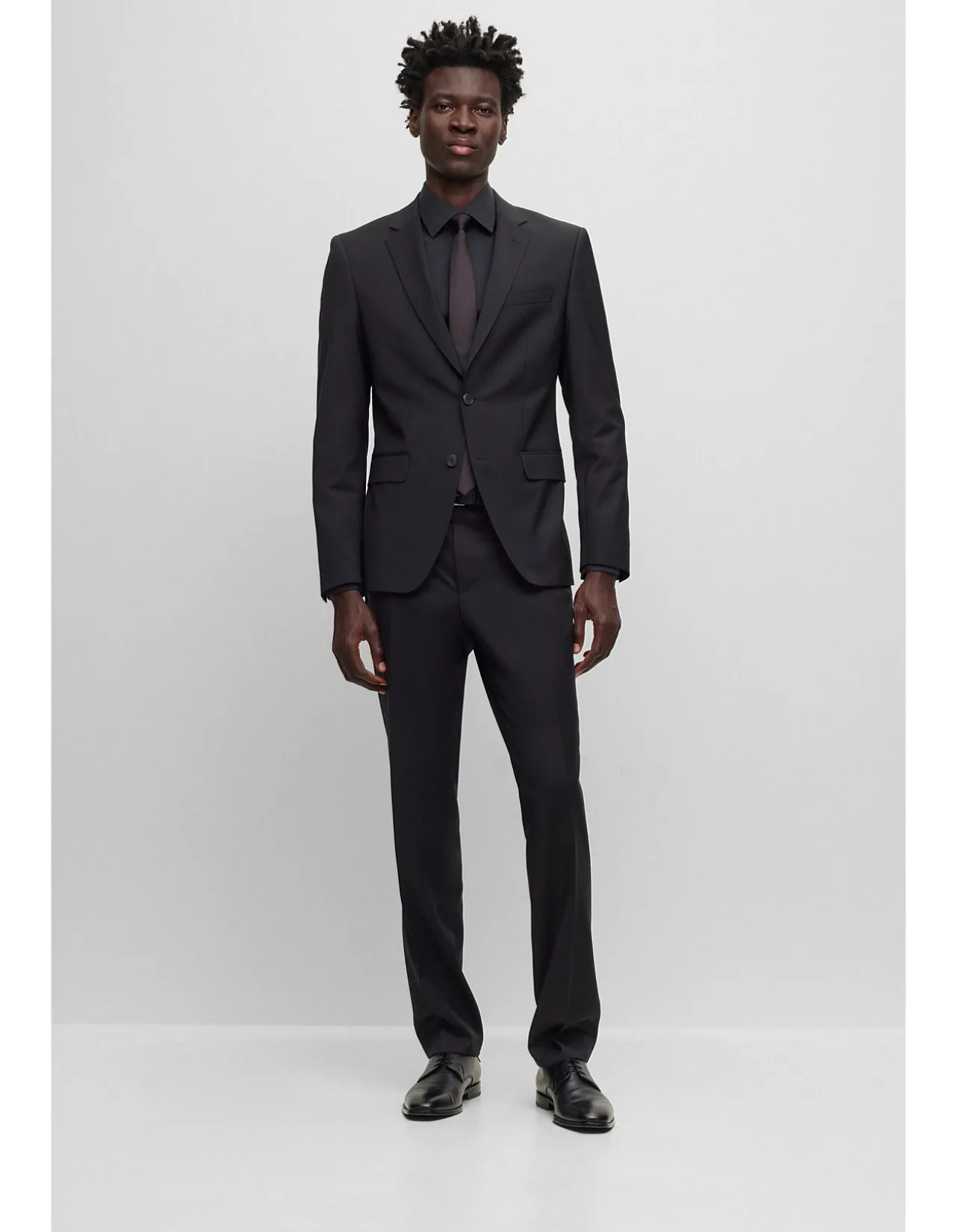 Regular-Fit Trousers in Virgin-Wool Serge