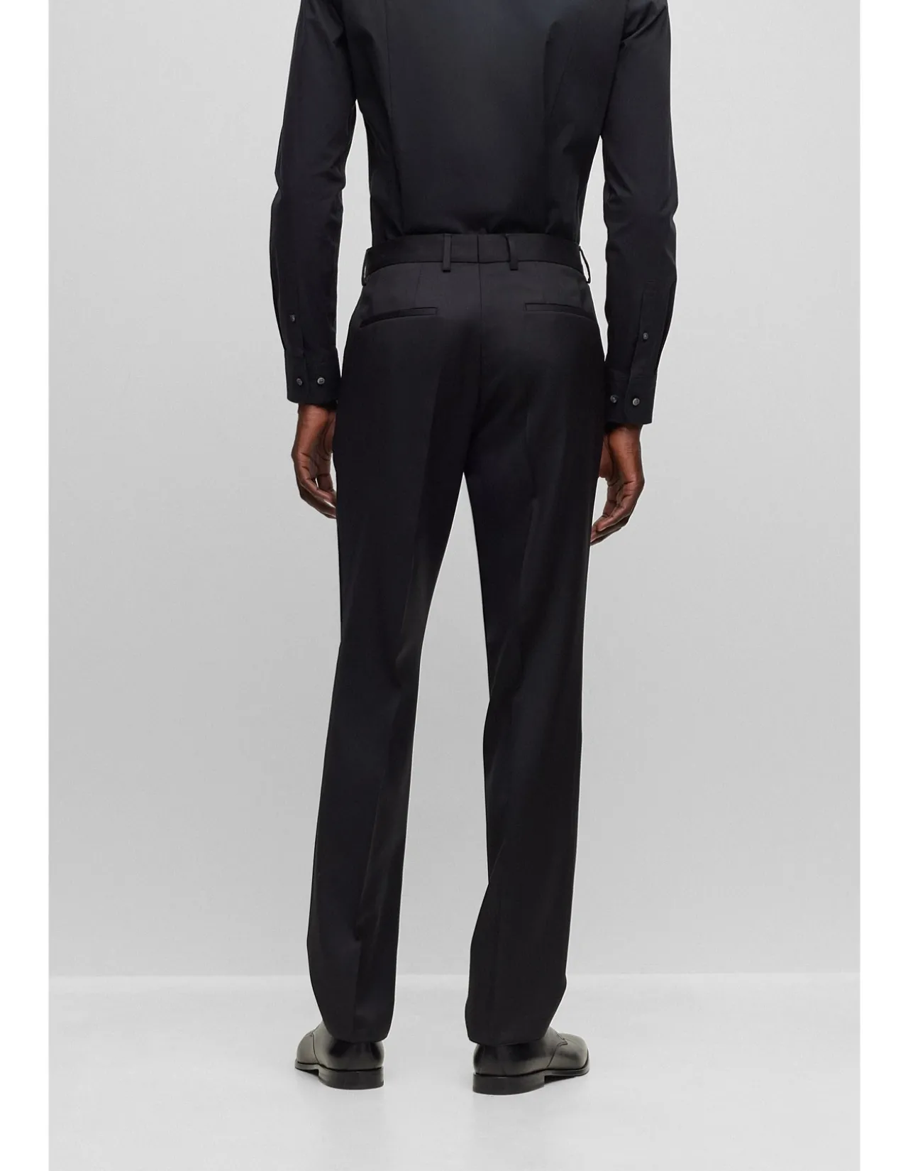 Regular-Fit Trousers in Virgin-Wool Serge