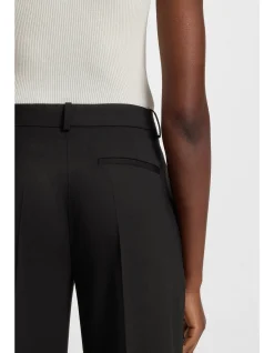 Regular-fit trousers in virgin wool