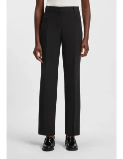 Regular-fit trousers in virgin wool