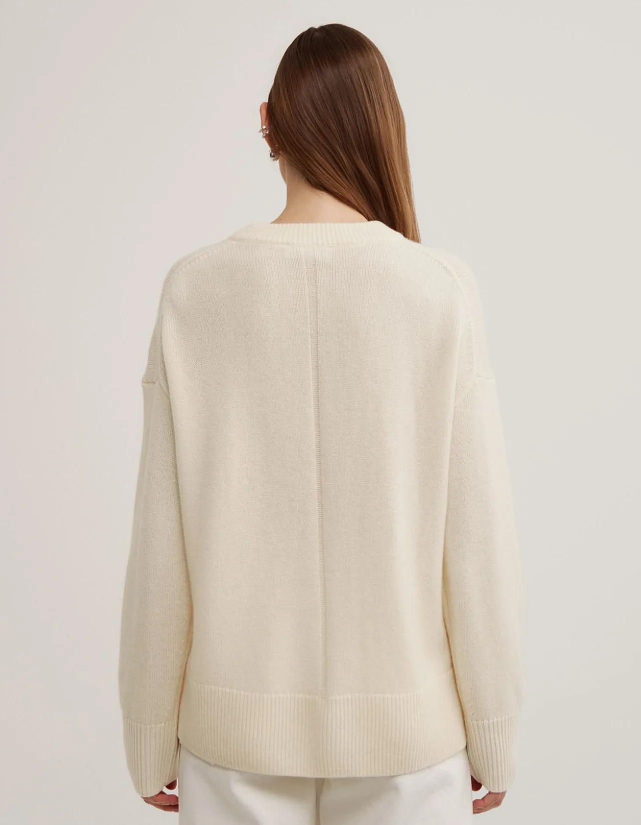 Relaxed Crew Neck Knit