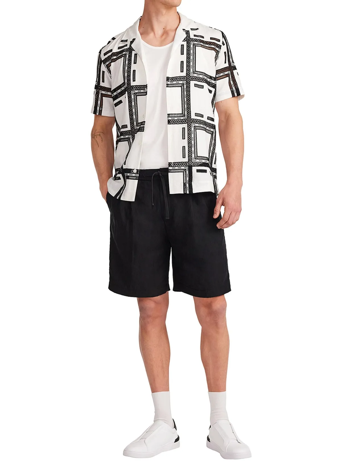 RELAXED DRAWSTRING SHORTS