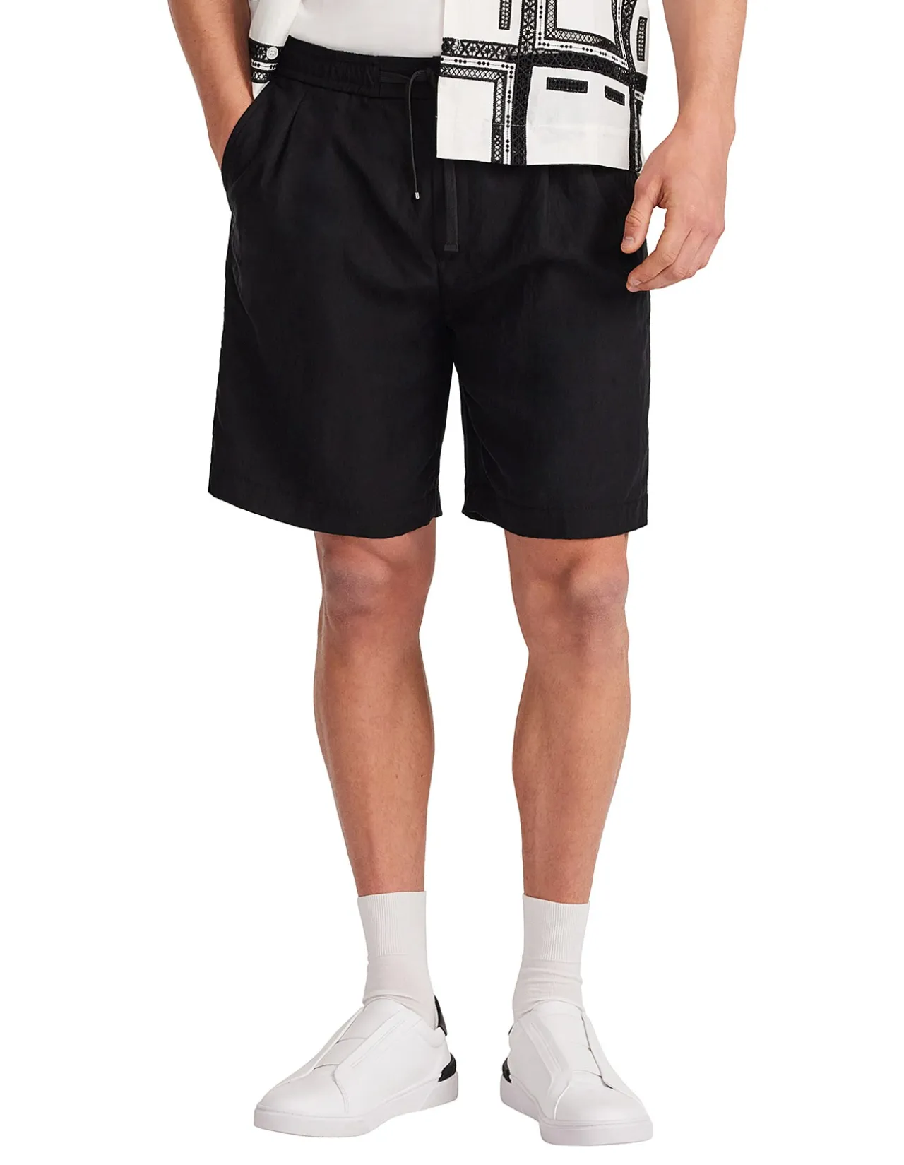 RELAXED DRAWSTRING SHORTS
