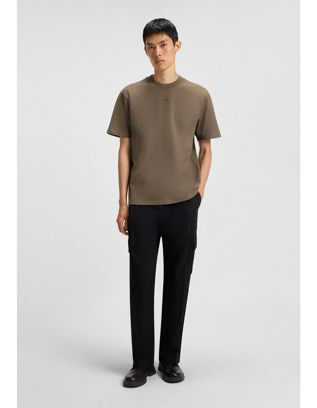 Relaxed-fit T-shirt in cotton with logo print