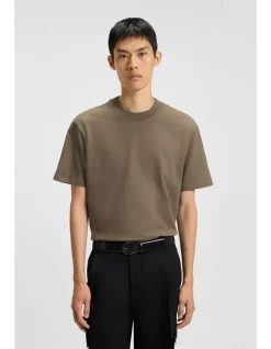 Relaxed-fit T-shirt in cotton with logo print
