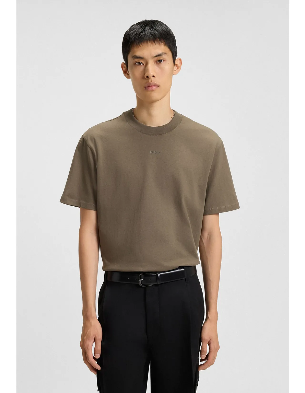 Relaxed-fit T-shirt in cotton with logo print