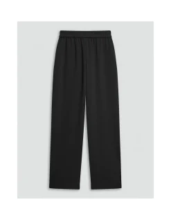 Relaxed Pull-On Pant in Satin Crepe