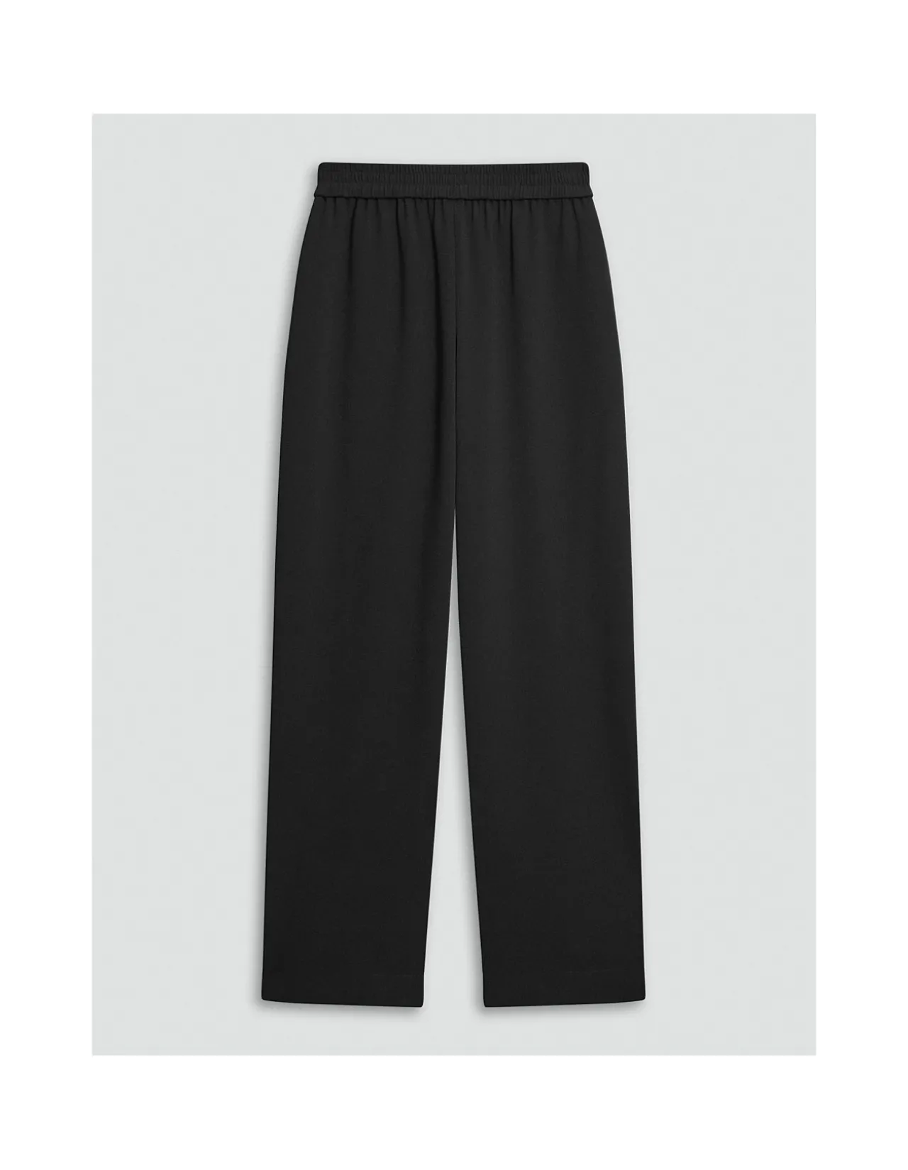 Relaxed Pull-On Pant in Satin Crepe
