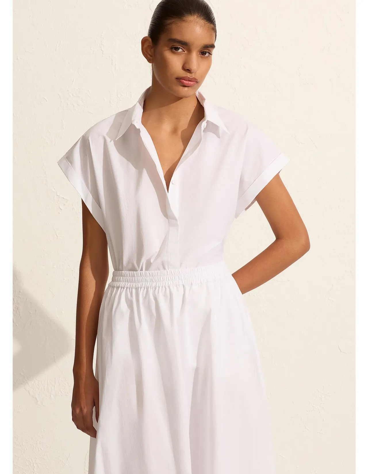 Relaxed Sleeveless Shirt