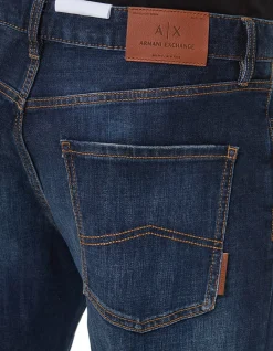 Relaxed Straight Mid Blue Denim Jeans