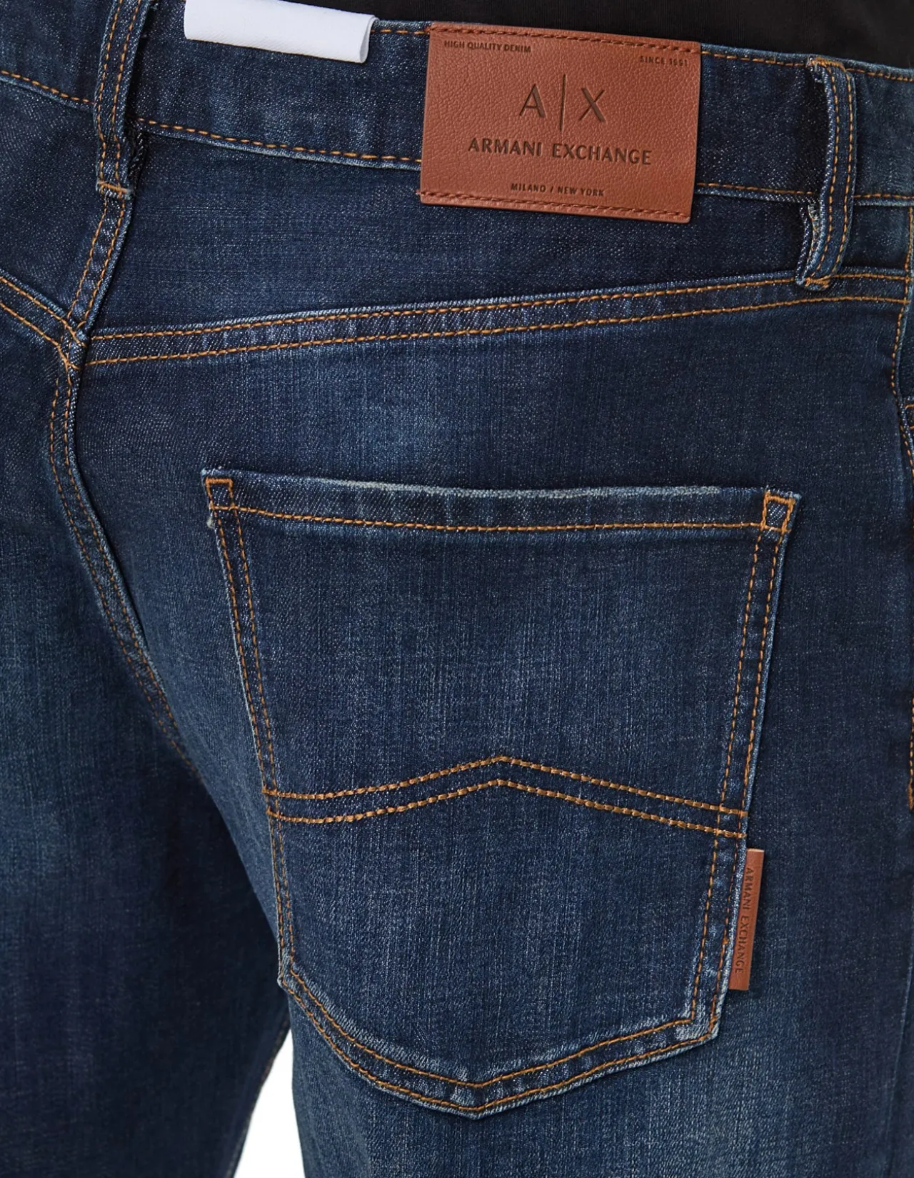 Relaxed Straight Mid Blue Denim Jeans
