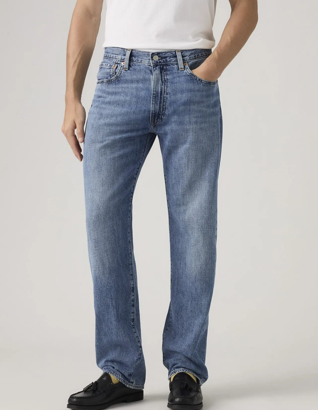555 Relaxed Straight Non Stretch Denim Jeans